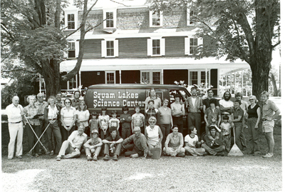 Clean Up Day 1973 in front of the Holderness Inn